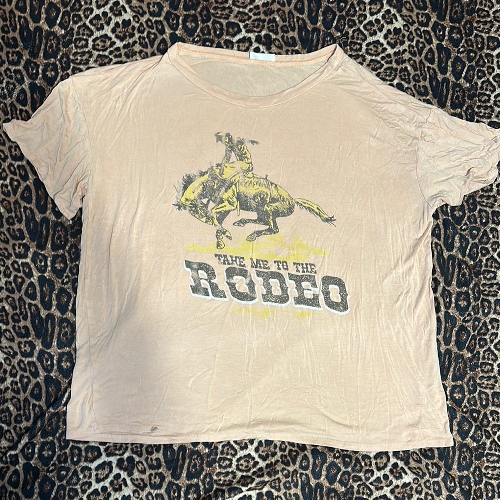 Womens Rodeo Graphic T-Shirt